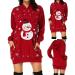 Shop Hanxiulin Women s Christmas Skirt & Hoodie Sweatshirt | Festive Fashion Dresses & Jumpers in Red - Buy Online on GoSupps.com