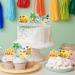 48pcs Beach Ball Shape Cupcake Toppers - Summer Hawaii Cupcake Toppers - Buy Online on GoSupps.com