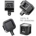 Puluz CNC Aluminum Shockproof Case for GoPro Hero5 & Hero4 Session - Durable Protective Back Cover - Buy Online on GoSupps.com