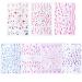 DIY Manicure Line Design Wraps Nail Stickers French Decal Color Wave Abstract