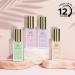 DJ Pure-Sense Into the Bloom Perfume (Vanilla + Mandarin + Jasmine + Rose) Long Lasting Women's Fragrance Gift Set (4x20ml) 80ml - Buy Online on GoSupps.com