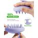 Sivlki Scalp Massage Brush - Silicone Shampoo Brush for Dandruff Relief & Hair Growth - Violet Scalp Massager - Buy Online on GoSupps.com