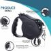 Extendable Dog Lead Heavy Duty Retractable Dog Lead Pet With One Handed Brake Release Button Easy Grip Handle Suitable For Small And Medium Dog Leash Outdoor Walking Training Pet Supplies 5M(1Pc) - Buy Online on GoSupps.com