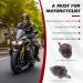 Naiicute Motorcycle Earplugs with Band - 2 Pairs Soft Silicone Hearing Protection -25dB Noise Reduction Transparent Black for Riders & Tourists - Buy Online on GoSupps.com