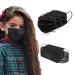 Kids 3-Ply Disposable Face Masks - 100 PCS Black Safety Masks with Adjustable Nose Clip & Ear Loops for School & Travel - Buy Online on GoSupps.com