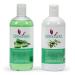 Dermawax Pre-Treatment and Post-Treatment Wax Kit - 500ml Aloe Vera Pre-Wax Toner and 500ml Eucalyptus Post-Wax Oil - Skin Care Removes Wax Residue