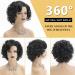 Side Part Short Curly Wig for Black Women - Natural Looking Synthetic Afro Big Curls - Buy Online on GoSupps.com