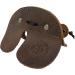 Valhalla Gear Handmade Full Grain Leather Archery Finger Tab - Recurve Bow Fingers Protector in Bourbon Brown - Buy Online on GoSupps.com