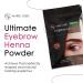 Marie-Jos & Co Henna Eyebrow Tint Medium Brown Dye - Long-Lasting, Water & Smudge Proof Powder for Spot Coloring - 5 Sachets (50 Applications) - Buy Online on GoSupps.com