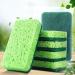 Muloo 2 Pack Dish Sponge for Kitchen Dual-Sided Scrub Sponge Non-Scratch Sponges for Kitchen Dishwashing Household Cleaning Dish Sponge - Buy Online on GoSupps.com