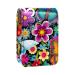Travel Lipstick Organizer Case Lipstick Case Portable Makeup Bag With Mirror Butterflies and Flowers Colorful O919v6tror