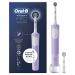Oral-B Vitality Pro Electric Toothbrushes For Adults Christmas Gifts For Women / Him 1 Handle 2 Toothbrush Heads 3 Brushing Modes Including Sensitive Plus 2 Pin UK Plug Purple Lilac 1 Count (Pack of 1)