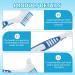 Denture Brushes 2 Pack - Portable Double-Sided Cleaning Brushes for Effective Denture Care - Buy Online on GoSupps.com