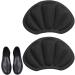 Extra Soft Heel Cushions for Loose Shoes | Prevent Heel Slip & Blisters | Comfortable Heel Inserts for Men & Women - Black - Buy Online on GoSupps.com