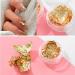 Gold Silver Manicure Paper Manicure Irregular Aluminum Foil Nail Paper Gold Silver Nail Decorative Paper Glitter Manicure Paper 12 Cans - Buy Online on GoSupps.com