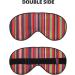 Buy Colorful Stripes Print Double-Sided Eye Mask - Soft Light-Blocking for Better Sleep | International Shipping Available - Buy Online on GoSupps.com