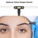 Eyebrow Ruler Caliper Stainless Steel Semi Permanent Makeup Template - Buy Online on GoSupps.com
