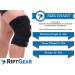 RiptGear Open Patella Knee Brace - Adjustable Side Straps - Reduce Pressure - Medium Left - Buy Online on GoSupps.com
