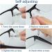 Glasses Repair Set 10 Pairs Silicone Nose Pads & 20 Screws with Cleaning Towels & Tweezers for Sunglasses & Reading Glasses - Buy Online on GoSupps.com