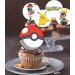 Pre-Cut Pokemon 1B Edible Stand up Wafer Paper Cupcake Toppers Cake Decorations Birthday Party (24) - Buy Online on GoSupps.com