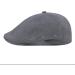 VOBOOM Cotton Flat Cap Cabbie Hat Dark Grey | Gatsby Ivy Irish Newsboy Hat - Buy Online on GoSupps.com