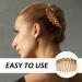 8 Pieces of Women's Hair Combs Plastic Insert Comb Bangs Comb 29-Tooth Disc Hair Comb 7-Tooth Disc Hair Comb 11-Tooth Figure Eight-Shaped Insert Comb (Brown) - Buy Online on GoSupps.com