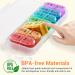 7 Days AM PM Pill Organizer - BPA-Free 2 Times a Day Large Weekly Pills Case for Vitamins and Medicine - Buy Online on GoSupps.com