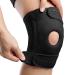 AVIDDA Knee Support Open Patella Knee Brace for Men Women Neoprene Knee Braces for Joint Pain Sports Walking Running Black Large (18.5" to 22.5") Size M-XL: 18.5" to 22.5" Black