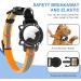 Agoumlux Airtag Cat Collar - Reflective Adjustable Safety Buckle Bright Breakaway Collar with Bell for Young Cats - XS (17.5-23 cm) Orange - Buy Online on GoSupps.com