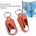 Asthma Inhaler Holder Inhaler Case Inhaler Carrying Holder Clasp Closure Safety Carabiner Clip 2pcs Portable PU Leather Inhaler Protective Holder (Orange) - Buy Online on GoSupps.com