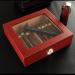 Cigar Boxs Humidors Cecigar Box Case Humidor Case with Glass Cigar Humidifier Hygrometer Cigar Storage Box Case for Cigars C B a - Buy Online on GoSupps.com