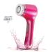 Westinghouse Facial Cleansing Brush Waterproof Portable Facial Exfoliator  Blackhead Remover Face Scrubber with 2 Brushes  Electric Face Scrubber Exfoliator