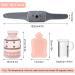 3PCS MOTONG Hot Water Bottle with Waist Belt Set - Grey Waist Warm Cover - Pain Relief for Back, Neck, Shoulders - Rhombus Design - Buy Online on GoSupps.com