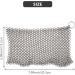 rumoe Cast Iron Cleaner -Premium 316 Stainless Steel Chainmail Scrubber 8x6 Inch - Buy Online on GoSupps.com