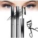 Judy Doll Mascara, 3D Curling Eyelash Iron Mascara, Doll Iron Brush Mascara, Judy Doll Curling Iron Mascara, Lash Princess Mascara, Waterproof Mascaras (Black 2PCS)