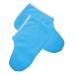 HAPINARY 1 Pair Waxed Cotton Footmuffs Paraffin Wax Hydrating Foot Mask Foot Covers Paraffin Bath Bags Wax Bath Foot Liners Moisturizing Socks Foot Spa Wrapping Cover Wax Booties Polyester 26.50X19.00X1.00CM Blue