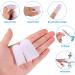 20 Pieces Silicone Finger Protectors for Wound Healing and Pain Relief - Breathable Finger Caps for Cracked Fingers, Eczema, Blisters, and Corn - Finger Cover Sleeves for Trigger Finger and Broken Toe - White - Buy Online on GoSupps.com