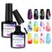U-shinein Clear Blooming Gel Nail Art Blossom Gel Spreading Effect Nail Blooming Gel for Nail Painting Watercolor Marble Blooming Gel Polish Floral Marble UV Soac Off Nail Art Manicure