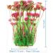 QUMY Large Artificial Aquarium Plants Decoration - A-red 15.7 Inches - Buy Online on GoSupps.com