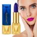 JPSDOWS 2 Magic Temperature Color Lipstick - Blue Glitter Lipstick | Magic Color Changing Lipstick Nutritious Tinted Lip Balm Jpsdows