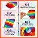Sintege Rainbow Stripe Baby Kids Leg Warmers for Boys Girls (6 Months to 5 Years) - Bright & Colorful - Buy Online on GoSupps.com