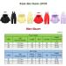 Kids Snowsuit Winter Hooded Down Jacket + Snow Bib Pants 2PCS | Fashionable & Lightweight Ski Suit for Toddler 18-24 Months - Black - Buy Online on GoSupps.com