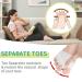 3 Pairs Toe Separator Set Relieve Swelling Fatigue Separating Overlapping Toes Silicone Hammer Toe Corrector with Breathable Holes Toes Spacer Straighteners - Buy Online on GoSupps.com