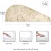 Fish Pattern Hair Towel 2 Pack | Super Absorbent Quick Dry Hair Turbans for Women & Girls - Buy Online on GoSupps.com