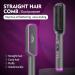 Buy Hair Straightener Brush - 30-Speed Negative Ion Styling Comb for Fast Home & Salon Use - Buy Online on GoSupps.com