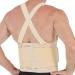 Neotech Care Adjustable Back Brace Lumbar Support Belt with Suspenders Beige Size XXL XXL Beige