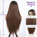Joedir 13x4 Straight Lace Frontal Wigs - Glueless Synthetic Light Yaki Wigs for Black Women with Baby Hair | 76 cm TTOL4/30S/26J - Buy Online on GoSupps.com