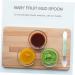 Toddmomy Toddler Cutlery Set - 3-Piece Silicone Baby Food Feeder & Spoon Set - Safe & Easy Eating for Kids - Ideal for Dessert & Feeding - 17x3x1cm - Buy Online on GoSupps.com