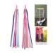 PLATT Kids Bicycle Handlebar Streamers | Colorful Tassel Ribbons for Girls Boys Bike/Scooter Handgrip - Purple 1 Pair - Buy Online on GoSupps.com
