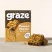 Graze Peanut Butter Oat Boost Bars - Vegan Snacks with Whole Oats - 28 Count - Peanut Butter & Chocolate Flavor - 7 Packs of 4 x 30g - Packaging May Vary - Buy Online on GoSupps.com